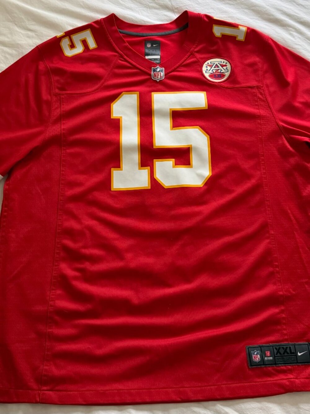 Nike Patrick Mahomes #15 Kansas City Chiefs NFL Jersey Men’s XXL Red